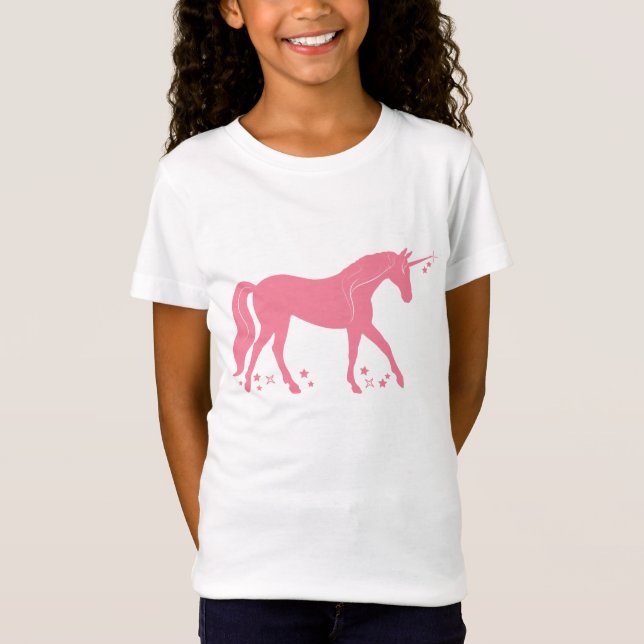 Camiseta Unicornio con las estrellas (Anverso)