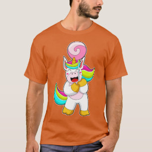 Camiseta Unicornio con Lollipop