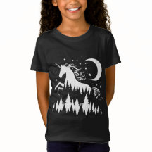 Unicornio Con Luna Y Estrellas