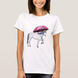 Camiseta Unicornio con paraguas