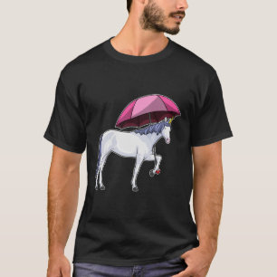 Camiseta Unicornio con paraguas