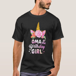 Camiseta Unicornio cuta Oma del Día de la Madre Chica