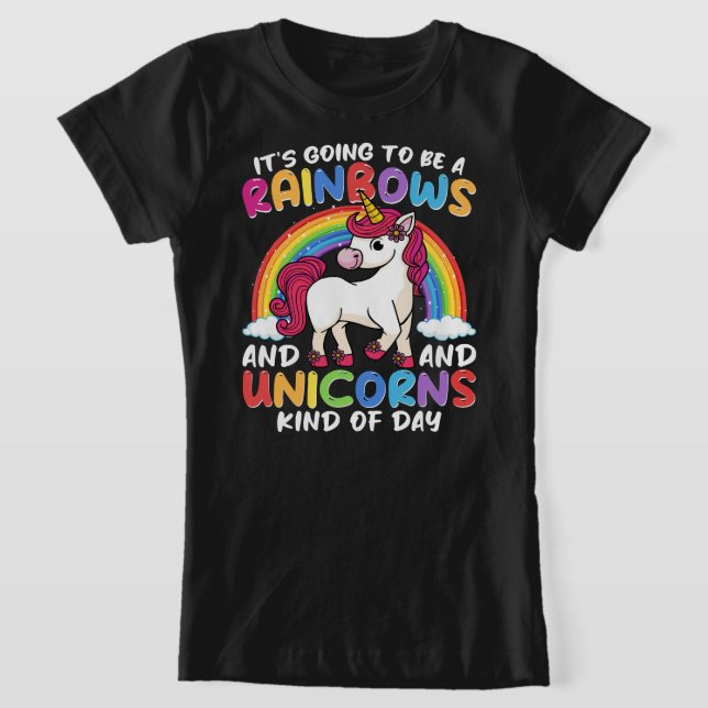 Camiseta Unicornio Cute Impresionantes Arroganzas Y Unicorn (Distribución)