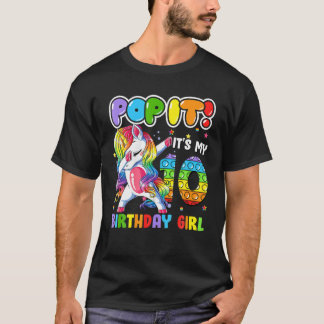 Camiseta Unicornio Dabbing 10 Años De Edad Pop 10