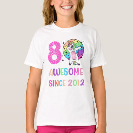 Camiseta Unicornio Dabbing, 8 años