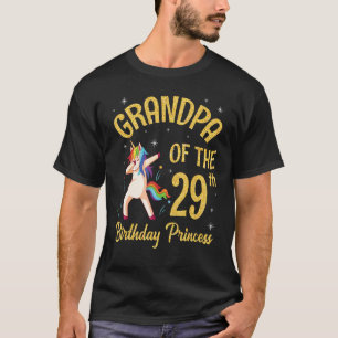 Camiseta Unicornio Dabbing Feliz Abuelo De Los 29 Años