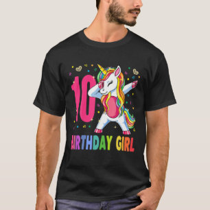 Camiseta Unicornio De 10 Años, Dabbing, Universidad Chica D