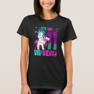 Camiseta Unicornio de 11 años de edad Chica de cumpleaños 1