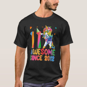 Camiseta Unicornio de 11 años de edad Chica de cumpleaños 1