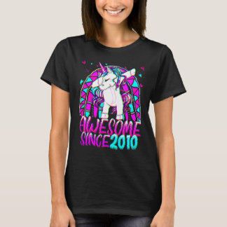 Camiseta Unicornio de 12 años de edad con arcoiris