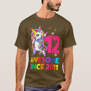 Camiseta Unicornio de 12 años de edad Dabbing Chica de cump