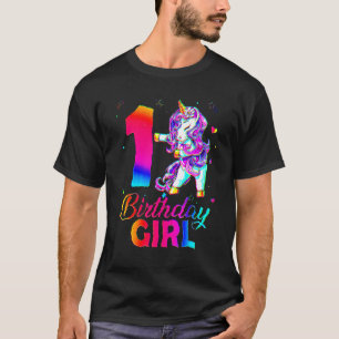 Camiseta Unicornio de 1 año de edad sin Chica de primer cum