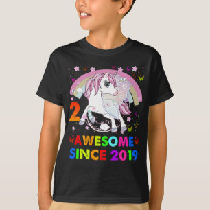 Camiseta Unicornio de 2 años de edad