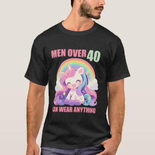 Camiseta Unicornio de 40 años para los hombres 40 cumpleaño