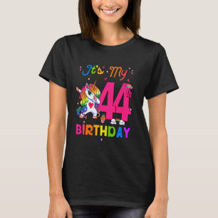 Camiseta Unicornio de 44 años es mi Chica de cumpleaños núm