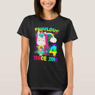 Camiseta Unicornio de 4 años de edad Chica de Unicornio