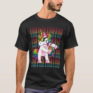 Camiseta Unicornio de 5 años de edad
