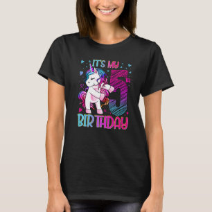 Camiseta Unicornio de 5 años de edad Chica Unificado