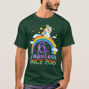 Camiseta Unicornio de 6 años, 6 años, parte de Unicornio, C
