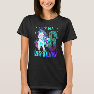 Camiseta Unicornio de 6 años de edad Chica Unificado