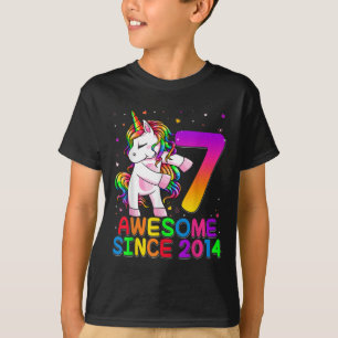 Camiseta Unicornio de 7 años de edad