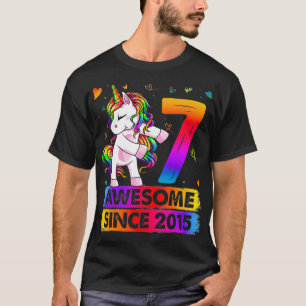 Camiseta Unicornio de 7 años de edad Chica