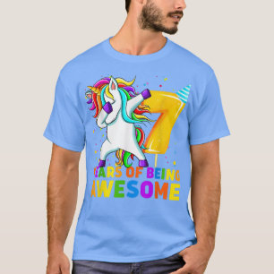Camiseta Unicornio de 7 años de edad Dabbing