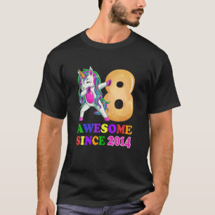 Camiseta Unicornio De 8 Años, Dabbing, 8 Años, Unidad Chica