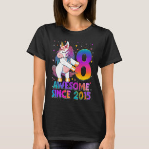 Camiseta Unicornio de 8 años de edad Chica Unificado
