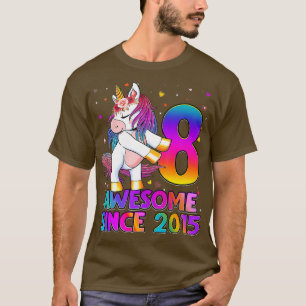 Camiseta Unicornio de 8 años de edad Chica Unificado