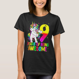 Camiseta Unicornio de 9 años de edad