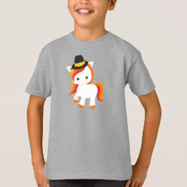 Camiseta Unicornio de Acción de Gracias, Unicornio Cute, Go