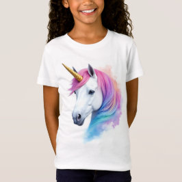 Camiseta Unicornio de acuarela mágica