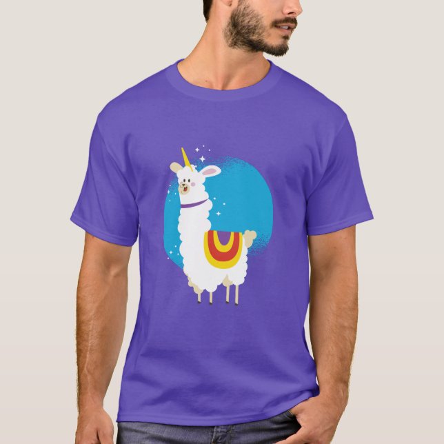 Camiseta Unicornio de alpaca (Anverso)