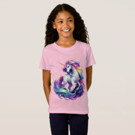 Camiseta Unicornio de Arcoíris Caprichoso
