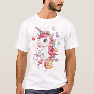 Camiseta Unicornio de Candy Land (1)