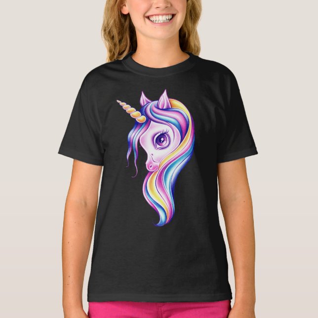 Camiseta Unicornio de Candy Pop (Anverso)