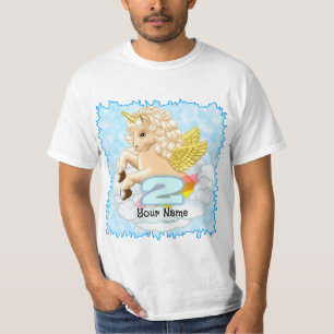 Camiseta Unicornio de cumpleaños de 2 años