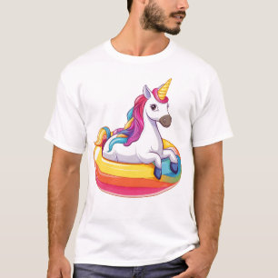 Camiseta Unicornio de Flotación de Verano (1)