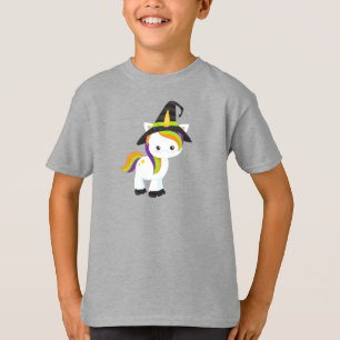 Camiseta Unicornio de Halloween, Unicornio de Cute, Gorra d