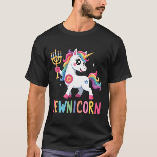 Camiseta Unicornio de Hanukkah Dabbing Judío Jewnicorn Chan