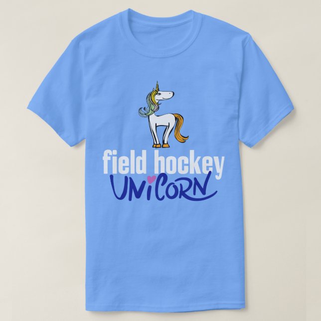 Camiseta Unicornio de hockey sobre hierba 1 (Diseño del anverso)