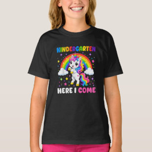 Camiseta Unicornio de jardín de infancia aquí vengo De vuel