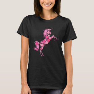 Camiseta Unicornio de lunares rosados Día Internacional del