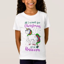 Unicornio de Navidad Arcoiris Mágico Verde Púrpura