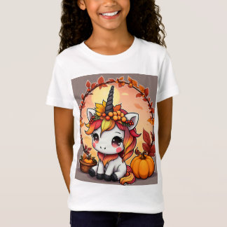 Camiseta Unicornio de otoño