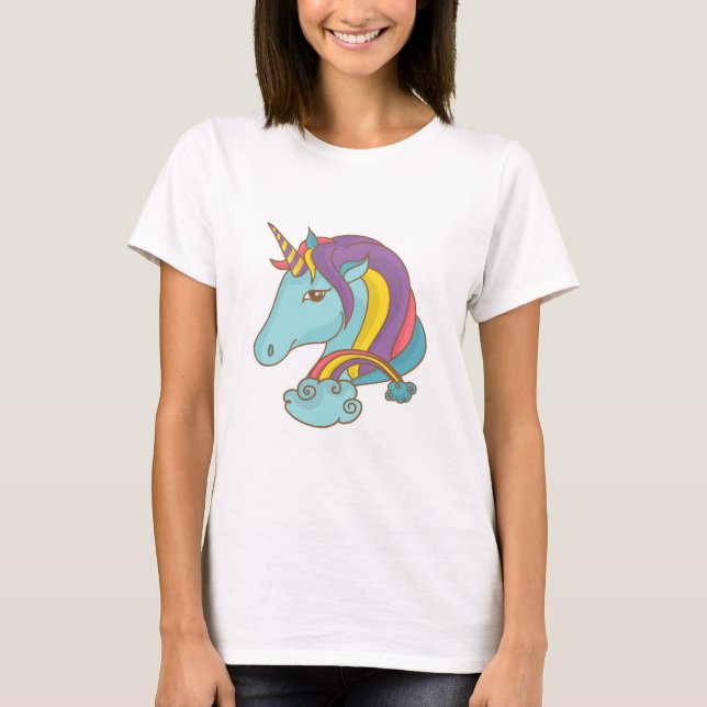 Camiseta Unicornio de Pastel (Anverso)