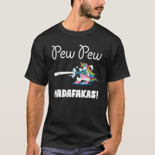 Camiseta Unicornio de Pew Pew Madafakas