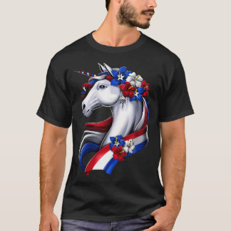 Camiseta unicornio de Puerto Rico