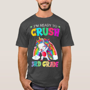 Camiseta Unicornio de tercer grado de aplastamiento regresa
